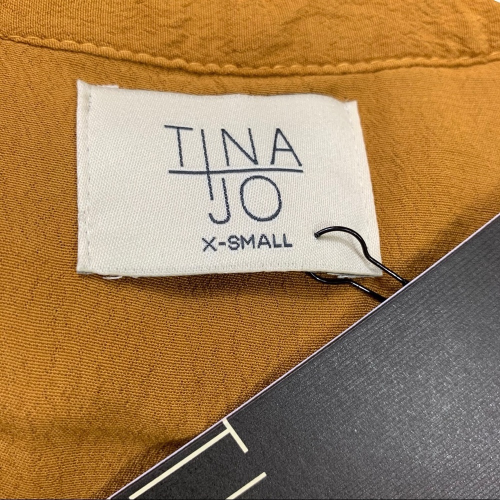 Anthropologie Tina + Jo Dress Orange XS - Picture 9 of 10